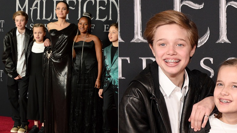 Giacca in pelle di Shiloh Jolie-Pitt