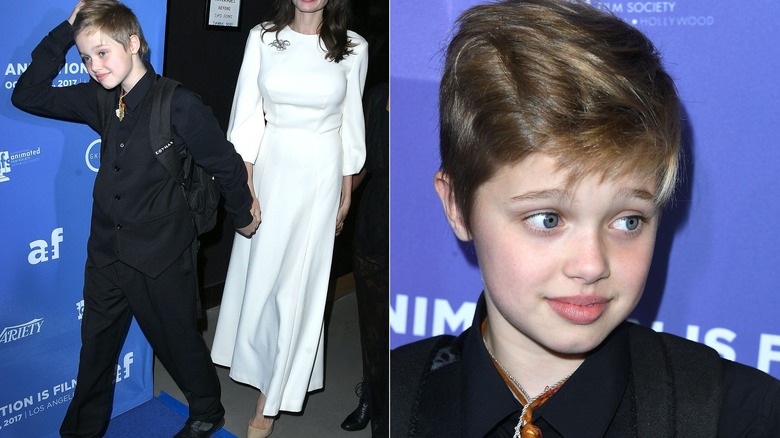 Zaino da red carpet di Shiloh Jolie-Pitt