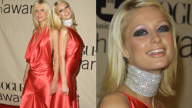 Paris Hilton vestito rosso anni 2000