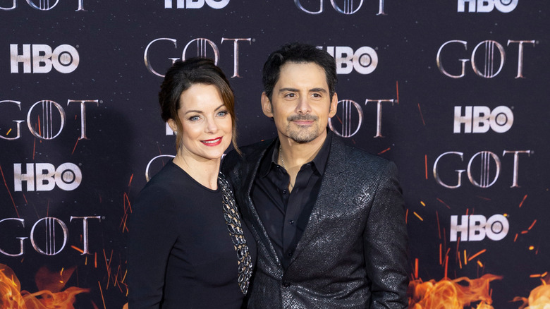 Kimberly Williams-Paisley Brad Paisley vestito nero