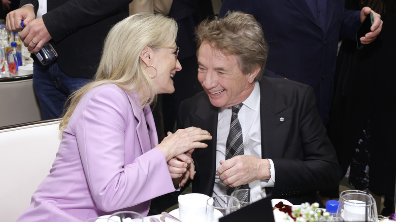 Meryl Streep Martin Short ridendo