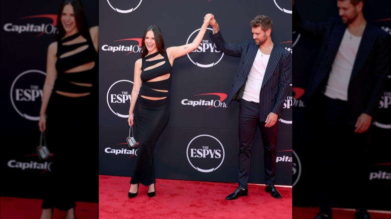 Natalie Joy e Nick Viall posano agli ESPY del 2024