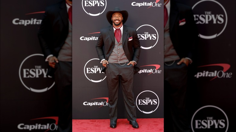 Myles Garrett posa agli ESPY del 2024