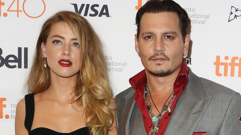 Johnny Depp e Amber Heard sul red carpet