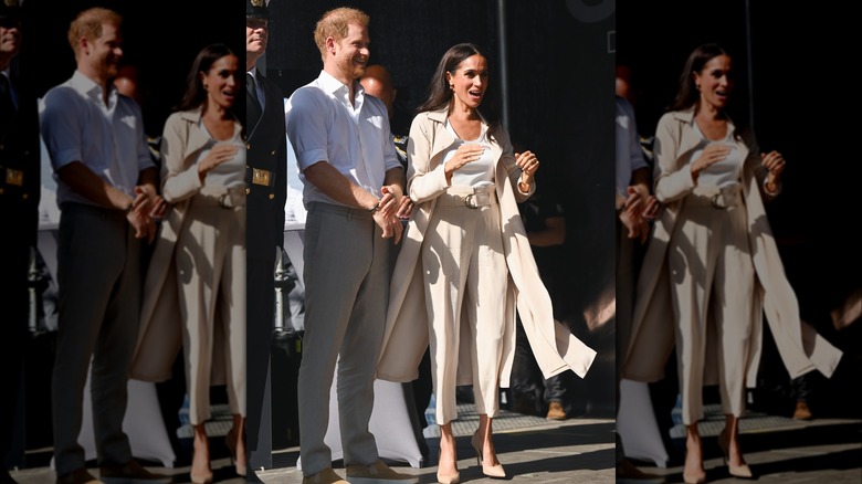 Meghan Markle con il principe Harry