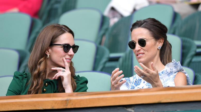 Kate, Pippa Middleton parlano