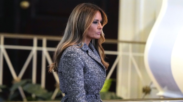 Melania Trump al funerale di Rosalynn Carter