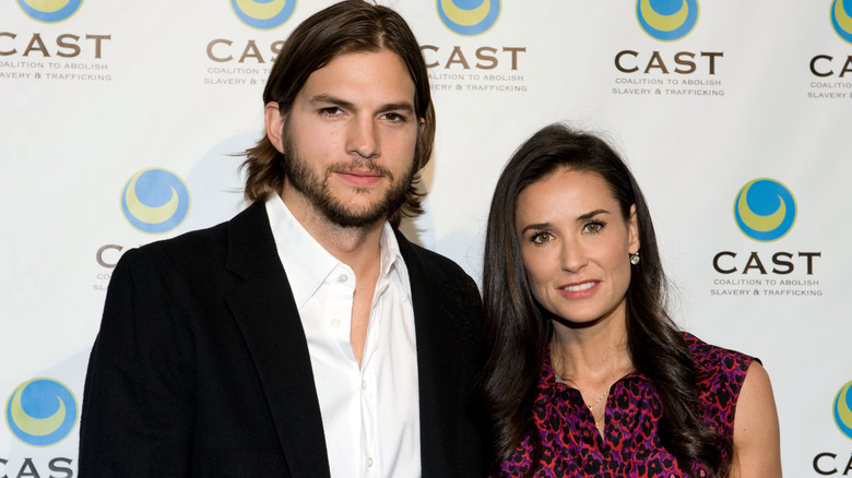 Ashton Kutcher e Demi Moore sul red carpet