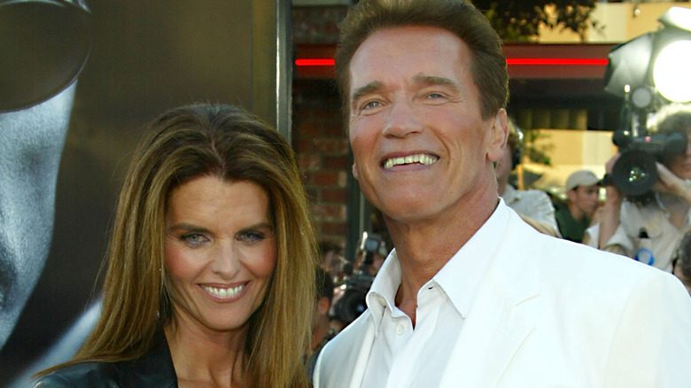 Arnold Schwarzenegger e Maria Shriver sul red carpet