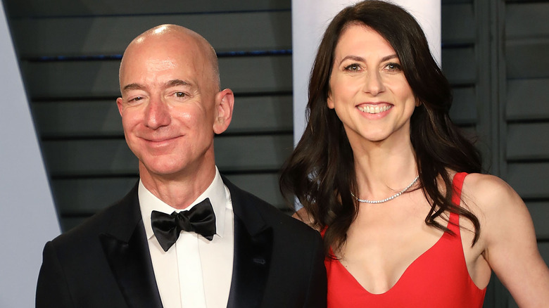 Jeff Bezos e MacKenzie Bezos sul red carpet