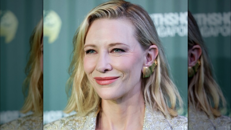 Il trucco di Cate Blanchett sul red carpet