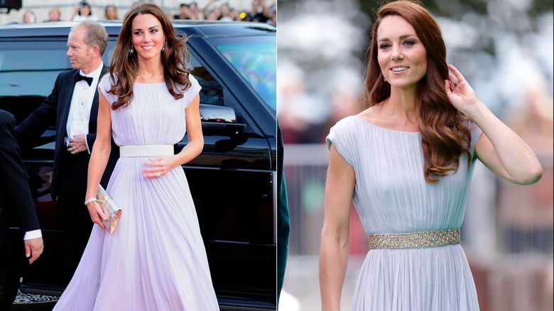 Kate Middleton indossa un abito lilla