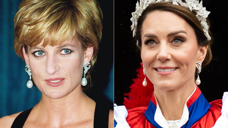 Gli orecchini della principessa Diana e Kate Middleton