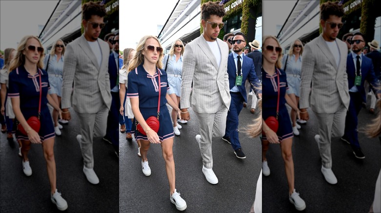 Brittany e Patrick Mahomes a Wimbledon