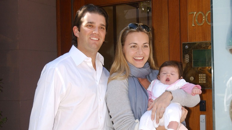 Donald Trump Jr. e Vanessa con Kai