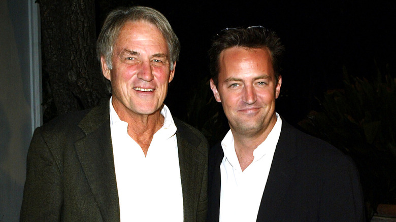 John Bennett Perry e Matthew Perry in posa