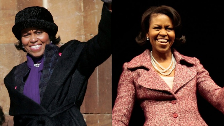 Michelle Obama con i capelli corti