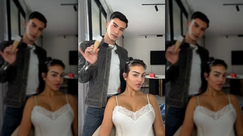 Georgina Rodriguez indossa il bianco