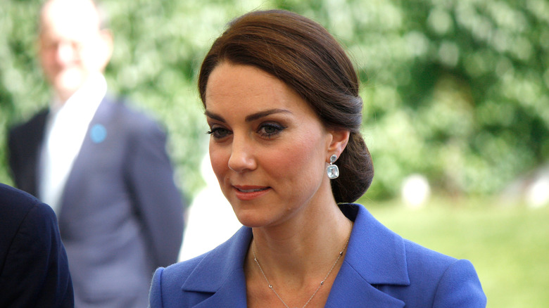 Blazer blu di Kate Middleton