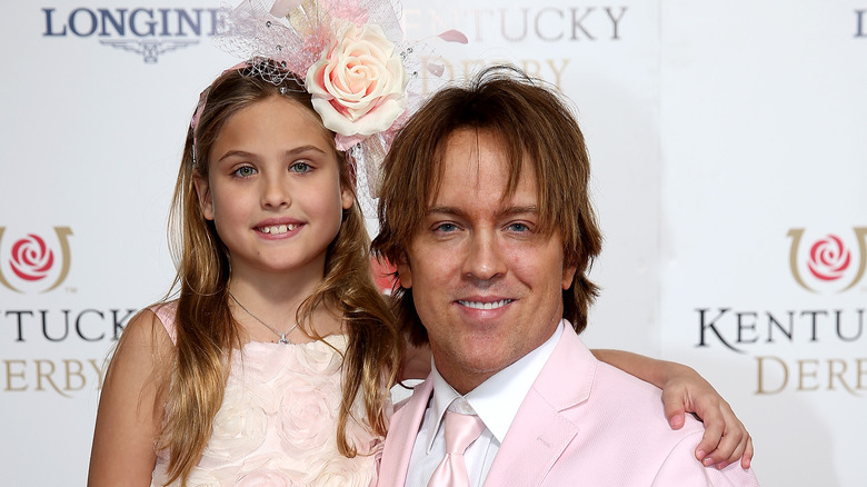 Dannielynn e Larry Birkhead al Kentucky Derby del 2016