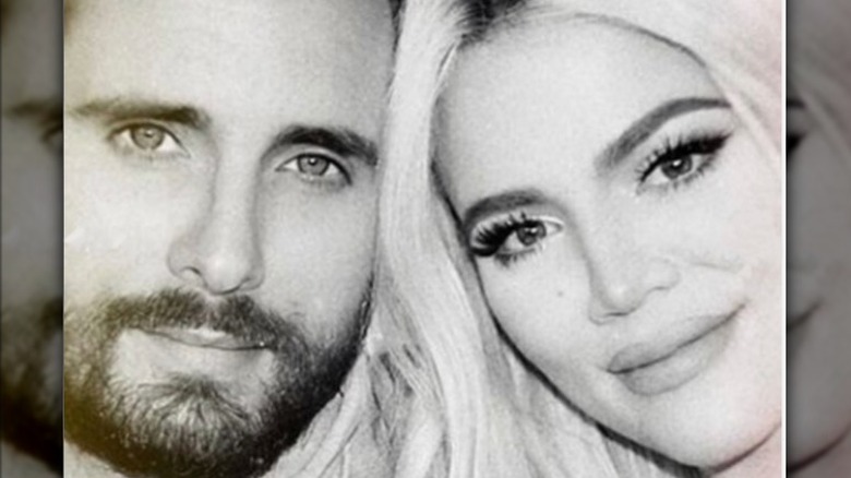 Scott Disick Khloé Kardashian selfie sorridente