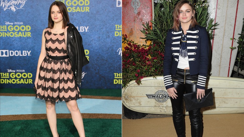 Joey King indossa abiti in pelle