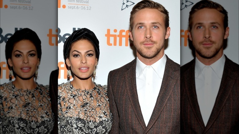 Eva Mendes e Ryan Gosling in posa