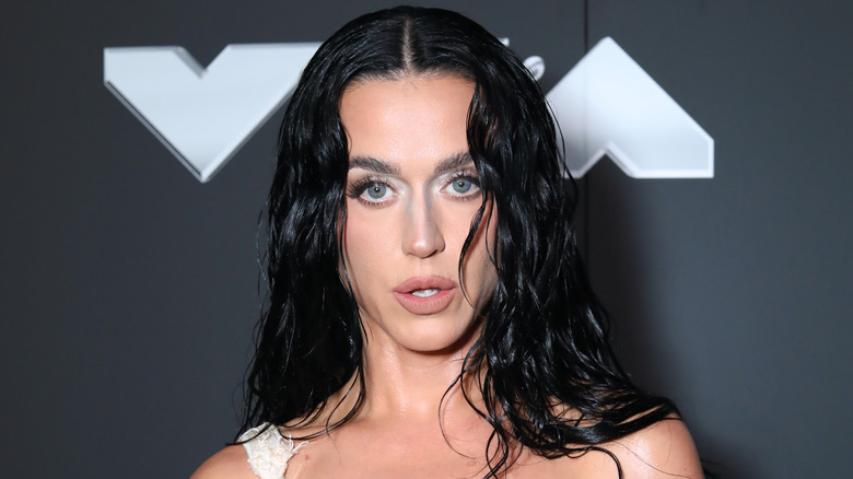 Katy Perry con i capelli bagnati