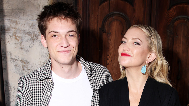 Ryder Robinson, Kate Hudson sorride