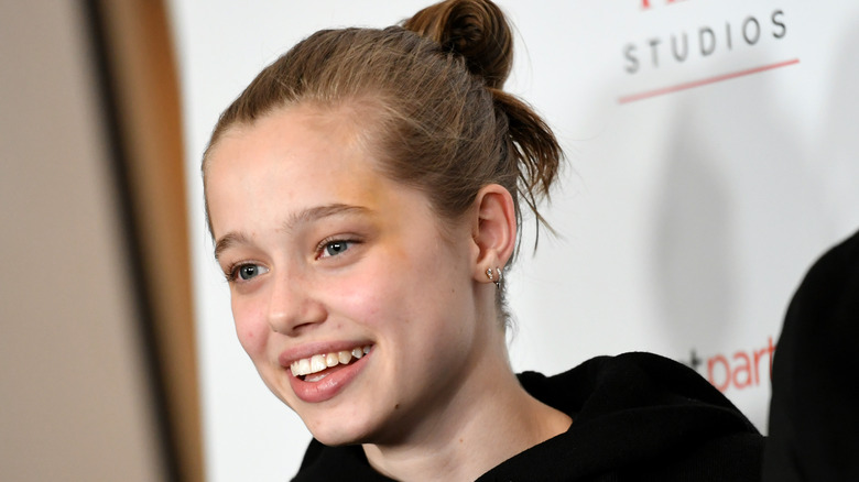 Shiloh Jolie-Pitt partecipa all'evento della première