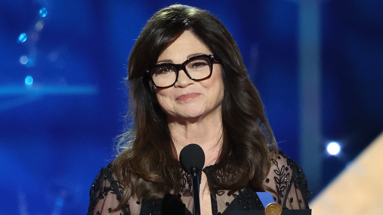 Valerie Bertinelli parla sul palco