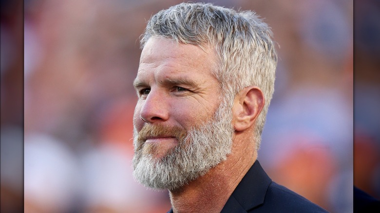 Brett Favre sorride