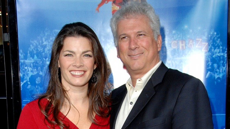 Nancy Kerrigan e Jerry Solomon sorridono