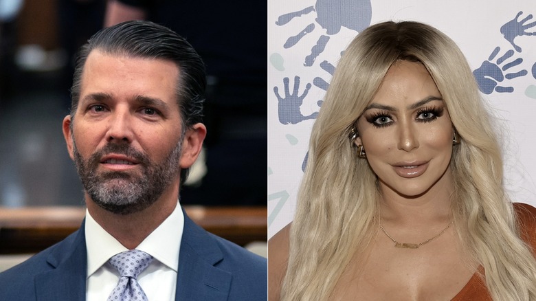 Don Jr. a un comizio; Aubrey O'Day sul red carpet