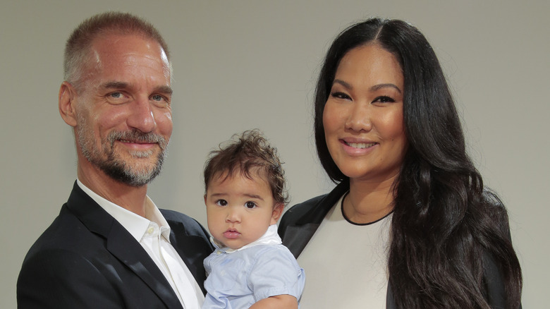 Tim Leissner Kimora Lee Simmons e il piccolo Wolfe