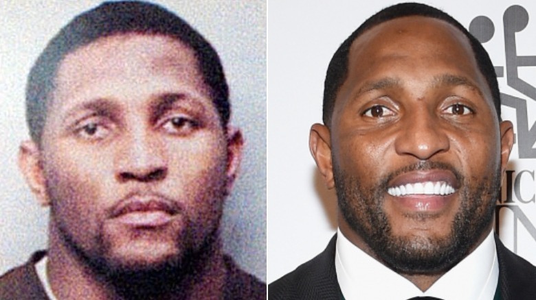 Foto segnaletica di Ray Lewis e posa di Red Lewis