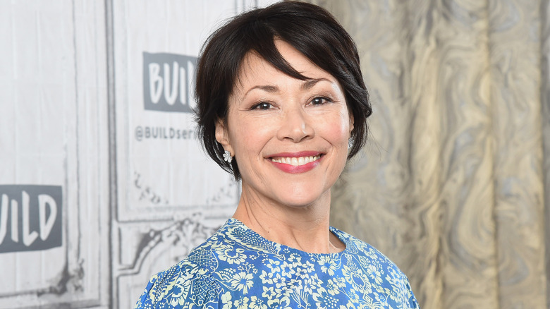 Ann Curry sorride all'evento