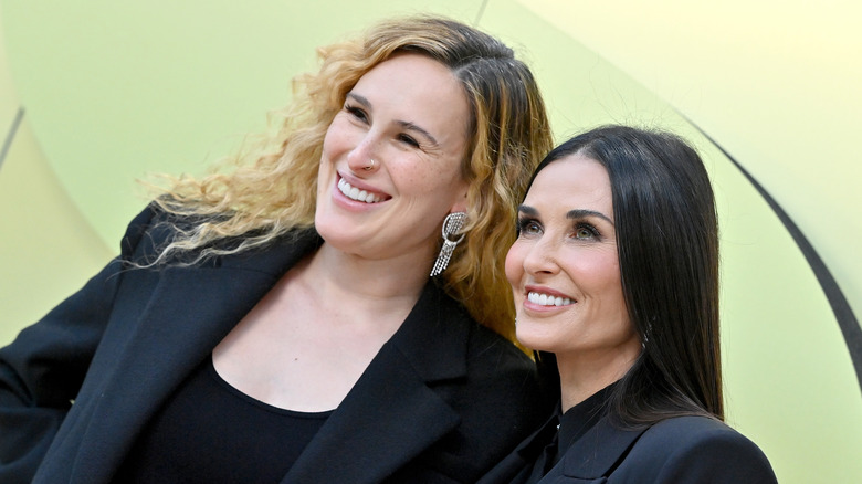 Rumer Willis e Demi Moore in posa