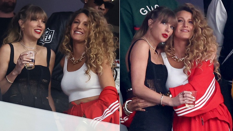 Blake Lively e Taylor Swift ridono al Super Bowl