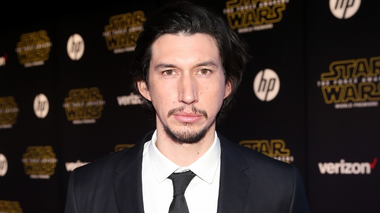 Adam Driver alla première del film di Star Wars