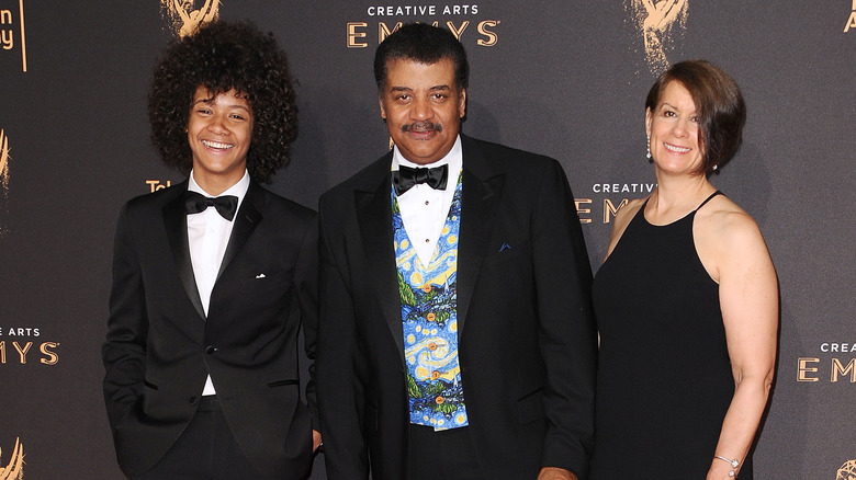 Neil DeGrasse Tyson e la sua famiglia