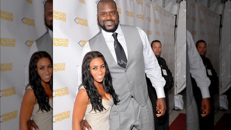 Nicole Hoopz Alexander e Shaquille O'Neal