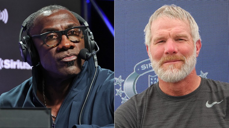 Brett Favre negli studi SiriusXM nel 2022