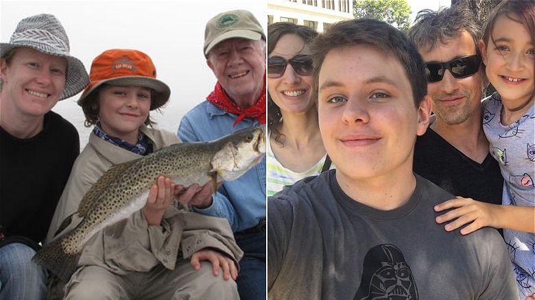 Amy Carter, Jimmy Carter, Jimmy Carter, Hugo Wentzel posano con papà e famiglia