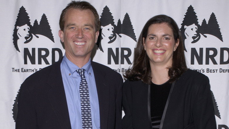 Robert Kennedy Jr. posa con Mary Kennedy all'evento NRD