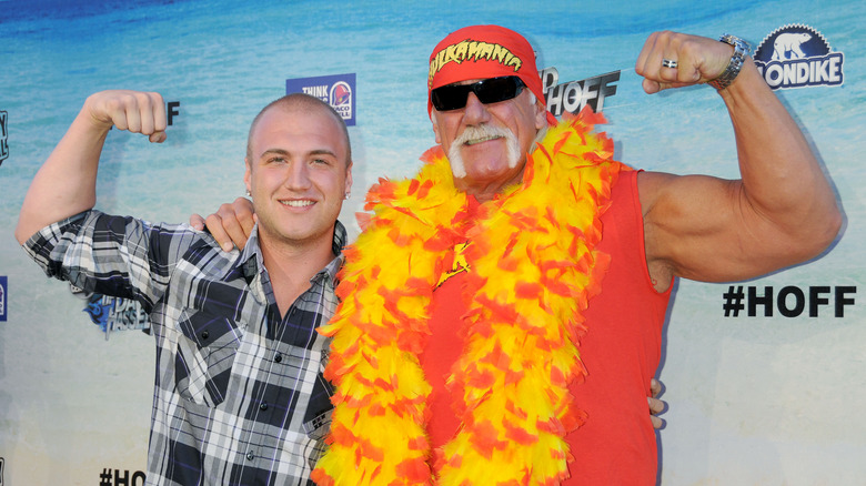 Nick e Hulk Hogan posano insieme