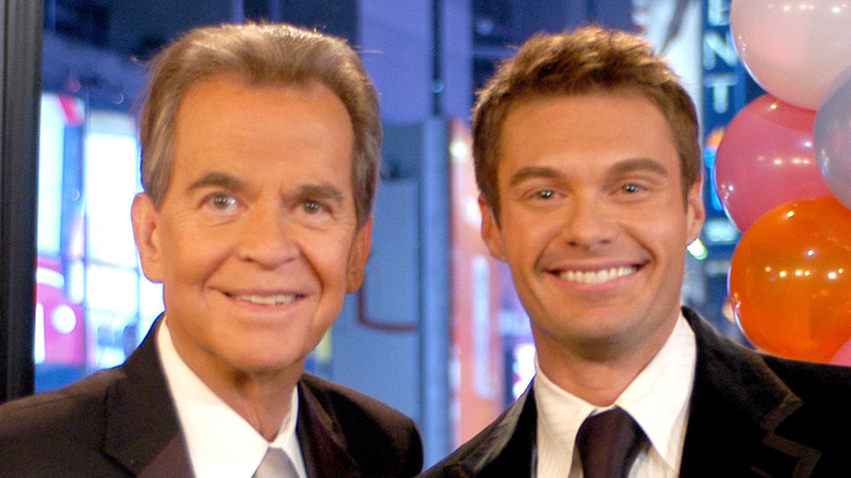 Dick Clark e Ryan Seacrest in posa