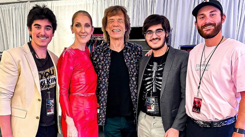 Céline Dion figli Mick Jagger