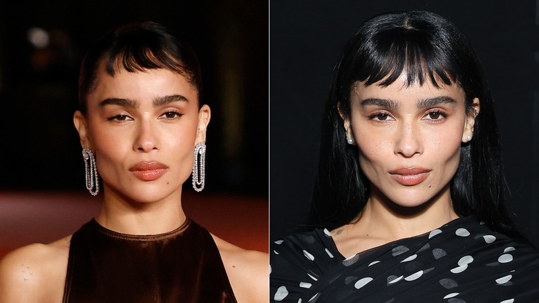 Zoë Kravitz con frangia da bambina