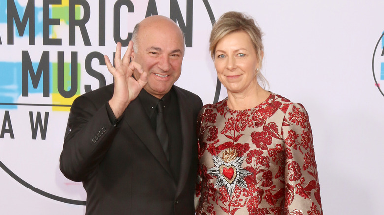 Kevin O'Leary con la moglie Linda